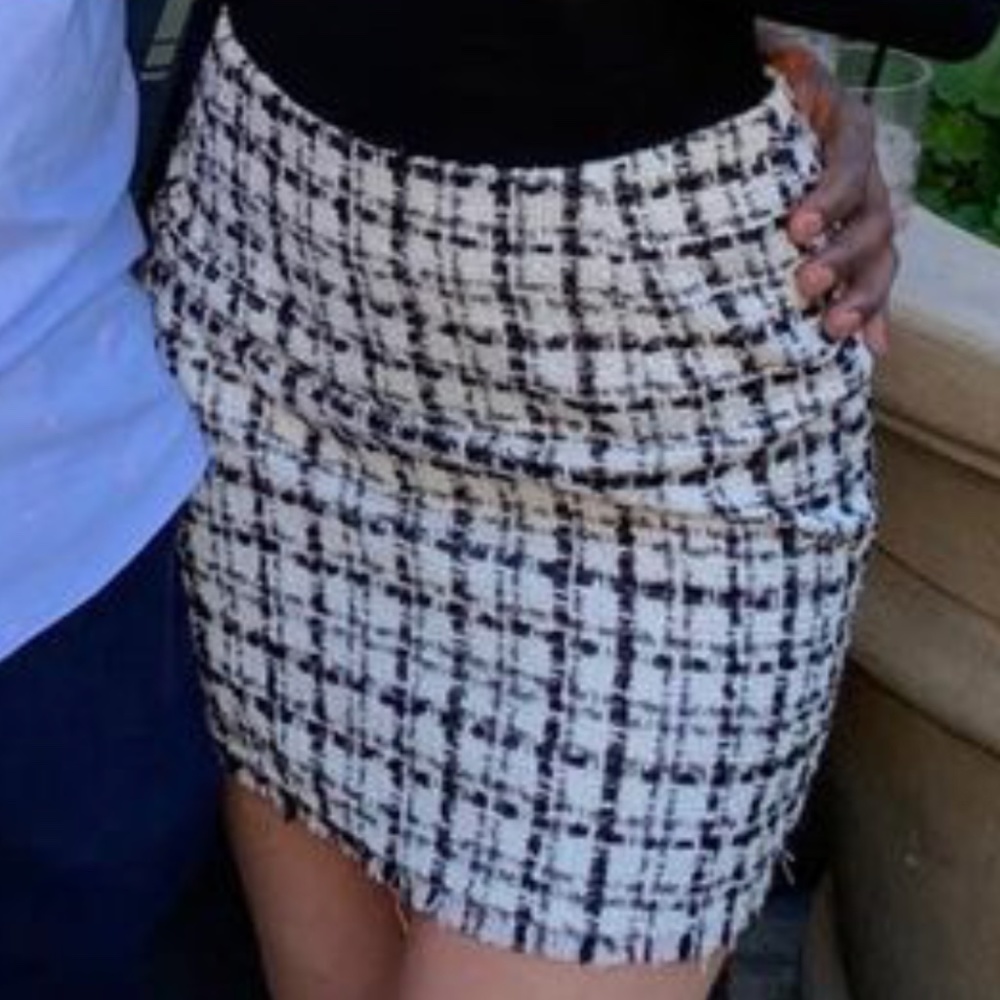 H&M plaid/tweed skirt
